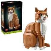 LEGO Orange Cat Construction Game 1755 Pieces Marron Enfants