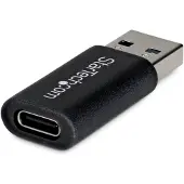 StarTech.com .com Adaptateur USB-A vers USB-C, convertisseur USB-A mâle vers USB-C femelle, USB 10 Gbps, 5 V 900 mA, adaptateur USB vers USB C pour chargeurs/concentrateurs USB-A, USB-A, USB-C, noir
