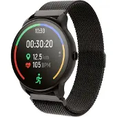 Forever Forevive 2 Fitness Tracker Etanche IP67 Fonction multi-sport Montre Bluetooth Smart Watch Podomètre Cardiofréquencemètre Noir Compatible avec Anrdoid iPhone Noir