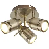 Searchlight Plafonnier, laiton antique, spot, 28 cm, SAMSON