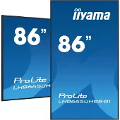Iiyama 217.0cm(86") LH8665UHSB-B1 16:9 2xHDMI+DP+2xUSB IPS retail (Speditionsversand)
