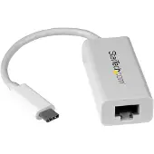 StarTech.com Adaptateur réseau USB-C vers Gigabit Blanc