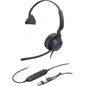 Yealink Headset UH42 Mono UC USB-C/A - Headset - 20 KHz (1308217)