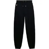 Superdry pour femme. W7011266A Pantalon Jogger Essential noir (L), Casuel, Coton