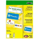 Sigel cartons de table