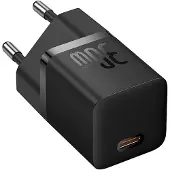 Baseus Chargeur secteur , chargeur rapide GaN5 30 W, 1 port USB Type-C 5 V/3 A, noir « CCGN070401 » - 6932172624439