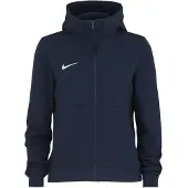 Nike Team Club French Terry Full Zip Sweatshirt Bleu XS Femme