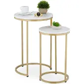Relaxdays 2x tables-d'appoint (40 x 61.50 cm)