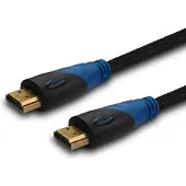 Savio Cl-48 Câble Hdmi 2 M Hdmi Type A (standard) Noir, Bleu