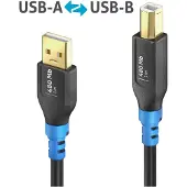 PureLink Câble FlexInstall USB-A vers USB-B USB 2.0 480 Mbps 1,00 m