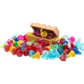 LEGO Pierres précieuses Diamants Bijoux Trésor + Coffre au trésor brun - 30153 NOUVEAU ! Pièces 102x