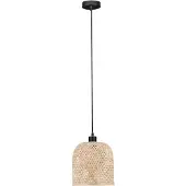 Lyora Suspension Intra noir avec capuchon en bambou