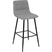 Atmosphera Satz von 2 barhockern "sirac" bernsteinfarben h104cm - Atmosphera créateur d'intérieur