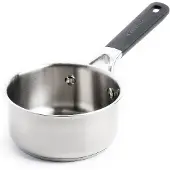 KitchenAid Casserole à manche en acier inoxydable , 14 cm, lavable au lave-vaisselle et allant au four