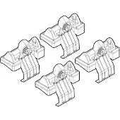 Lampa N21025, 200 mm, 95 mm, 225 mm, Boîte