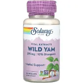 Solaray Wild Yam Capsules 60 Units Blanc,Violet