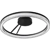 Lyora Plafonnier noir Lonela concevoir