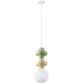 Lyora Suspension Clio M céramique verte et jaune