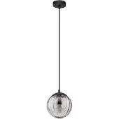 Lyora Suspension Abbacus Verre fumé à 1 lumière