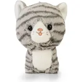 Daff Teddy Pets Grau getigertes Katzenmaskottchen
