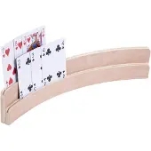 Engelhardt Engelhart - 390816 - Porte-cartes à jouer en bois - Double 35 cm - semi-circulaire