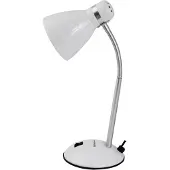 Esperanza Lampe de Bureau E27 Alkes Blanc