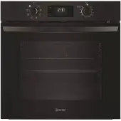 Indesit Four intégrable 71l 60cm pyrolyse noir - - IO275PB -