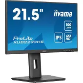 Iiyama ProLite 21.5" IPS 3-side borderless monitor with height-adjustable stand for multi-monitor set-ups