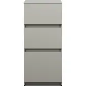 Burgbad Lin20 Armoire basse, 3 tiroirs, 400x487x870mm, USIV040F5352
