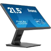 Iiyama 22W LCD 21.5" (54.5 cm) PCAP Moniteur multi-touch 10 points avec design bord à bord en verre, technologie de dalle IPS et revêtement antireflet(T2252MSC-B2AG)