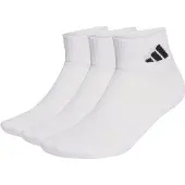 Adidas Chaussettes de sport 'CUSHIONED SPORTSWEAR ANKLE 3 PAIR PACK' noir / blanc / blanc cassé