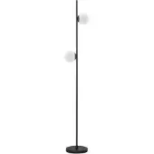 Nova Luce NUVOLE LED Lampadaire noir 16W blanc chaud 28,5x25x169,5cm 9061437