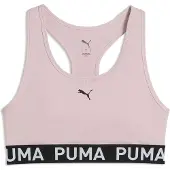 Puma Soutien-gorge de sport 4keeps, maintien moyen, couleur rose, taille S, pour femme