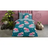 Good Morning Muller Textiles 30313.68.77, Comprend le couvre-lit, Taie d'oreiller incluse