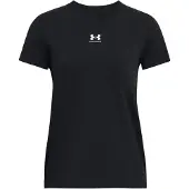 Under Armour T-shirt fonctionnel noir / blanc
