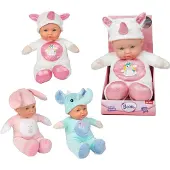 Toi-Toys Poupée douce pour bébé , collection "Beau", avec un costume d'animal, 31 cm