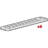 Lampa N99982, dimensions : 40 mm, 40 mm, 170 mm