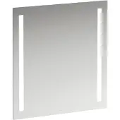 Laufen LANI miroir, deux lampes intégrées verticalement, 650x28x700mm, H4038531121441