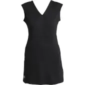 Icebreaker Merino 200 Granary V Neck Sleeveless Dress Noir S Femme