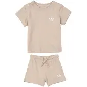 Adidas Short Tee Set Beige 24 Months-3 Years Enfants