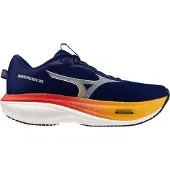 Mizuno Chaussure de course bleu marine / curry / blanc cassé