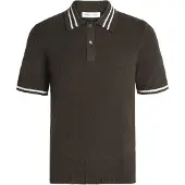 Samsøe & Samsøe Pull-over 'Pedro' brun foncé / blanc