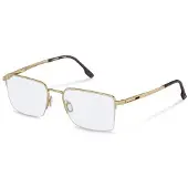 Rodenstock R7152 Square Glasses Doré 140/55 mm Homme