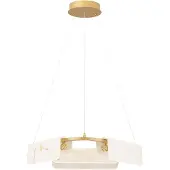 Nova Luce Aider - lampe suspendue - Ø 63 x 130 cm - 34W dimmable LED inclus - laiton doré