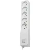 LESTAR ZX 510 G-A K.:SZ 3,0M parasurtenseur Blanc 5 prise(s) AC 230 V 3 m