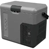 Arkas ET18 Glacière carbone Réfrigérateur Congélateur Mini glacière électrique portable avec compresseur 12/24V DC pour voiture, camion, bateau