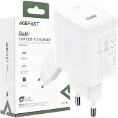 Acefast Chargeur Gan Usb Type C 30W, Pd, Qc 3.0, Afc, Fcp Blanc (A21 Blanc)
