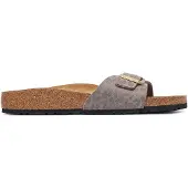 Birkenstock Mule 'Madrid' taupe / gris foncé