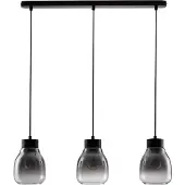 Lyora Suspension Blacu 3 lumières noir droit