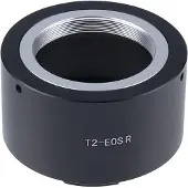 MARUMI Adaptateur T2 pour Canon EOS R, Adaptateur d'objectif, Noir